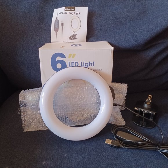 New Selfie Ring light with Clip for Computer - Picture 2 of 9